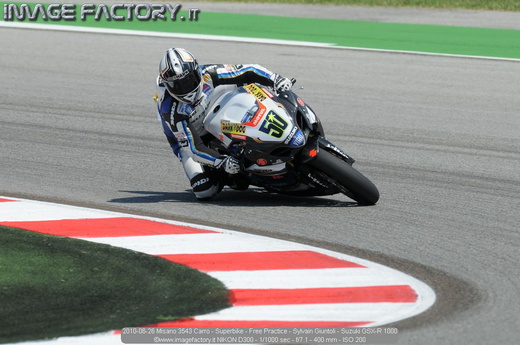 2010-06-26 Misano 3543 Carro - Superbike - Free Practice - Sylvain Giuntoli - Suzuki GSX-R 1000